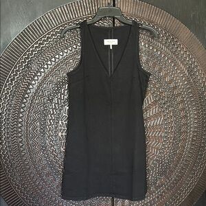 NEW rag & bone denim dress black mini v neck XS